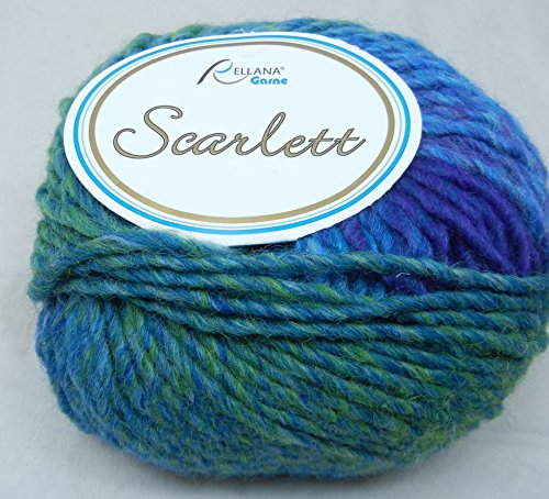 Rellana Scarlett Mützenwolle 50g Farbe 04 blau Rellana Scarlett Mützenwolle 50g Farbe 04 blau