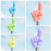 Retractable Reading Guide Pointer Anti-slip Finger Shape Teaching Pointer Stick Portable Telescopic