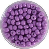 Rocailles, satte Farben, 4,5mm - Violett Rocailles, satte Farben, 4,5mm - Violett