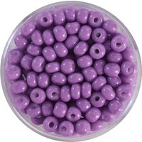 Rocailles, satte Farben, 4,5mm - Violett von Violett