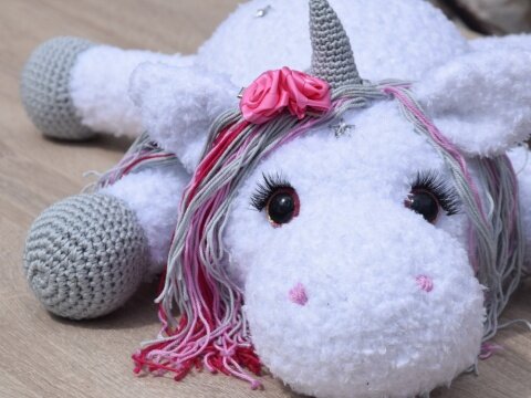 STELLA XXL Kuschel Einhorn, Einhorn, Kuscheltier STELLA XXL Kuschel Einhorn, Einhorn, Kuscheltier