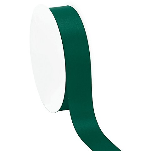 Satinband, dunkelgrün, 25 mm, 25 m Satinband, dunkelgrün, 25 mm, 25 m