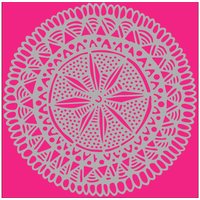 Schablone "Mandala Kreis 2", 15x15cm von Pronty Crafts
