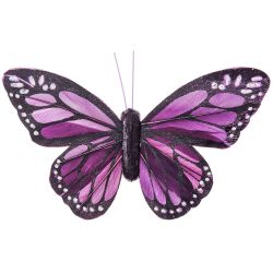 Schmetterling mit Clip 12cm von idee. Creativmarkt