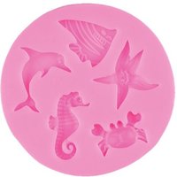 Silikonform "Mini Meerestiere" von Pink