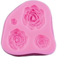 Silikonform "Rosenblüten" von Pink