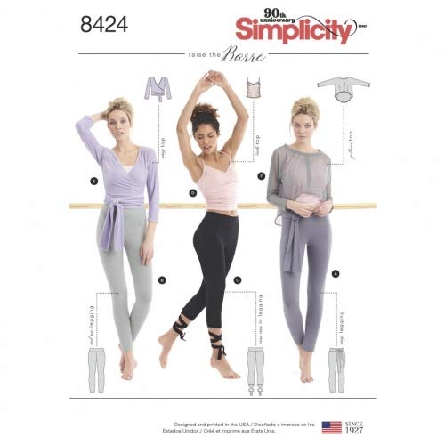 Simplicity Damen Schnittmuster 8424 Strickleggings & Tops Simplicity Damen Schnittmuster 8424 Strickleggings & Tops von Homry