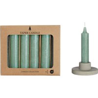 Spitzkerzen, 6er-Set - Eukalyptus von IDEAS 4 Seasons