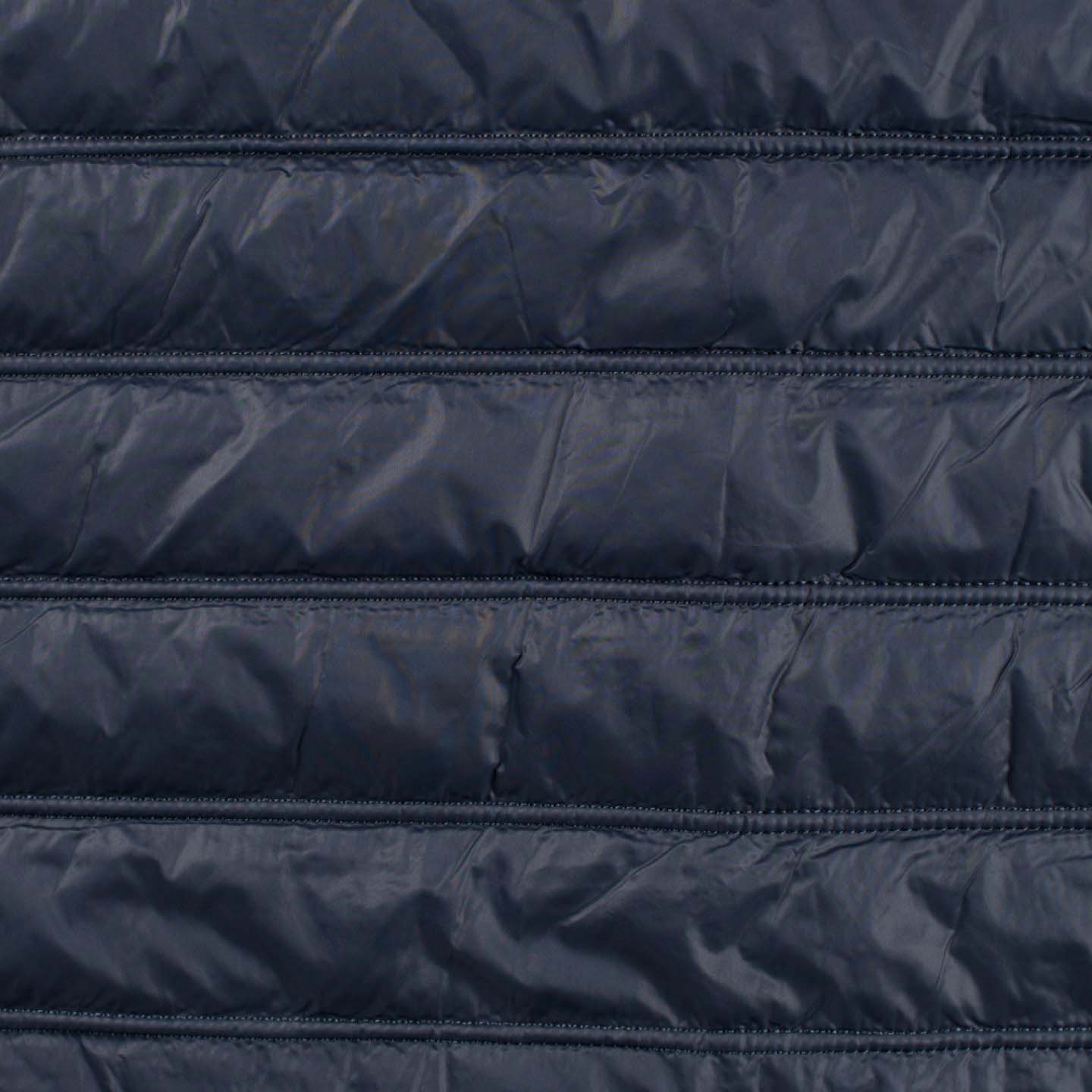 Stepper - Steppstoff, Mantelstoff, Jeans Blau unifarben quer gesteppt - 250 cm Stepper - Steppstoff, Mantelstoff, Jeans Blau unifarben quer gesteppt - 250 cm