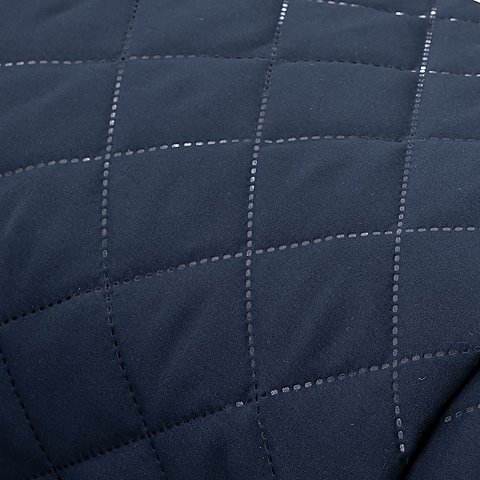 Steppstoff "Peach Skin", dunkelblau Steppstoff "Peach Skin", dunkelblau