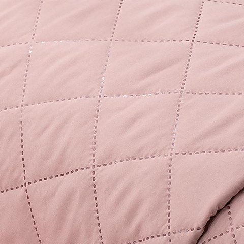 Steppstoff "Peach Skin", rosé Steppstoff "Peach Skin", rosé