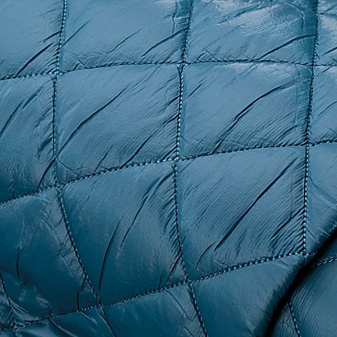 Steppstoff "Rauten", jeansblau Steppstoff "Rauten", jeansblau