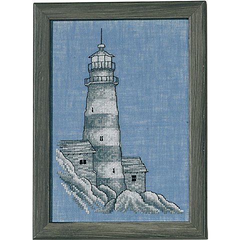Stickbild "Leuchtturm", 15 x 22 cm