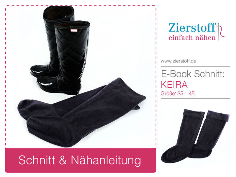Stiefelsocke für Gummistiefel ""Keira"", Gr. 35 – 45 Stiefelsocke für Gummistiefel ""Keira"", Gr. 35 – 45