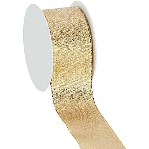Stoffband, gold, 40 mm, 10 m