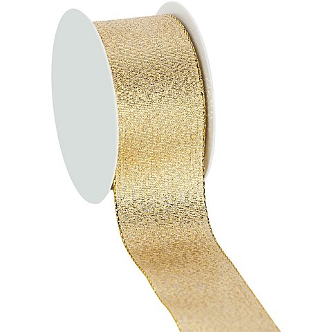 Stoffband, gold, 40 mm, 10 m