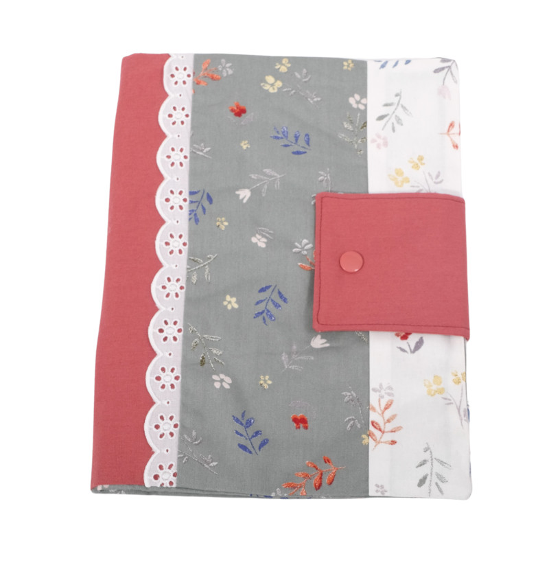Stoffpaket Wickeltasche Lulu - Blumen auf Ecru - One Size Stoffpaket Wickeltasche Lulu - Blumen auf Ecru - One Size