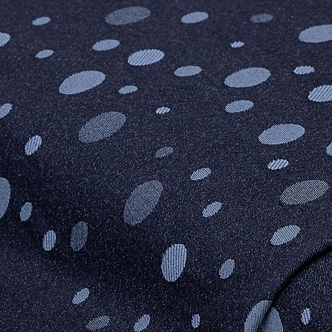 Stretch-Jacquard "Kreise", blau Stretch-Jacquard "Kreise", blau