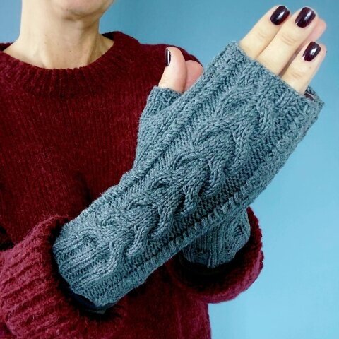 Strickanleitung ''Naila'' Stulpen und Fäustlinge in 3 Größen