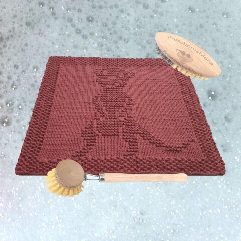 Strickmotiv „ Erdmännchen “ einfache Strickanleitung re / li