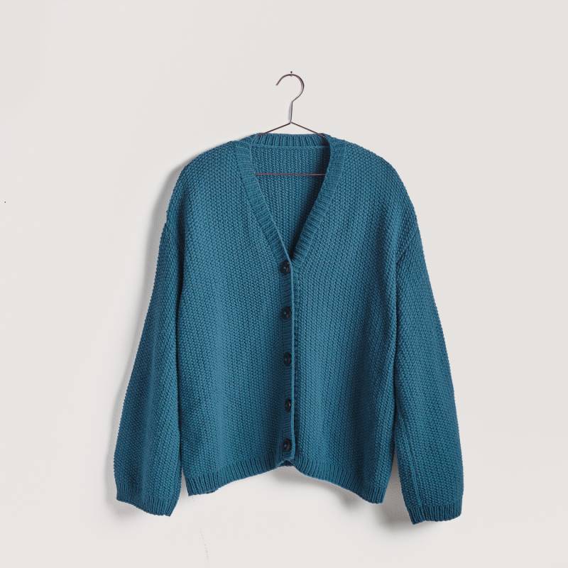 Strickset Cardigan Modell 07 aus Vegan Cashmere