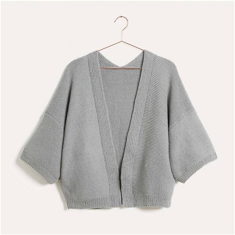 Strickset Kimono Jacke Modell 07 aus Luxury Knits