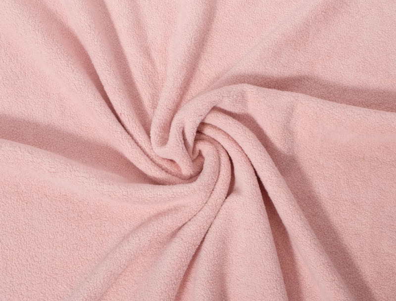 Sweatshirtstoff, Teddyoptik, dehnbar, weich und kuschelig - Rosa - 50 cm Sweatshirtstoff, Teddyoptik, dehnbar, weich und kuschelig - Rosa - 50 cm