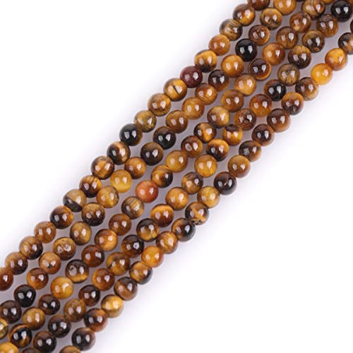 Sweet & Happy Girl's store 3mm runder Edelstein Tigerauge Perlen Strang 15 Zoll Schmuckherstellung Perlen von GEM-INSIDE CREATE YOUR OWN FASHION