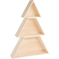 Tannenbaum Holzboxen-Set von Beige