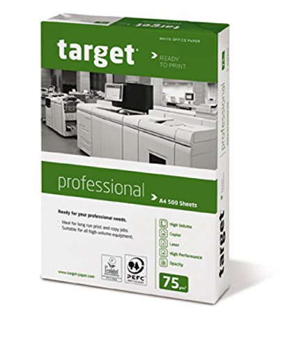 Target Professional Kopierpapier 75g/m² DIN-A4 2.500 Blatt Druckerpapier weiß Target Professional Kopierpapier 75g/m² DIN-A4 2.500 Blatt Druckerpapier weiß