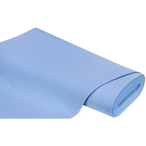 Textilfilz, Stärke 4 mm, hellblau