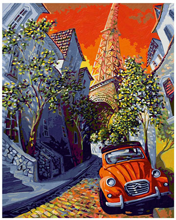 The Little Red Citro�n - nach Miguel Freitas The Little Red Citro�n - nach Miguel Freitas