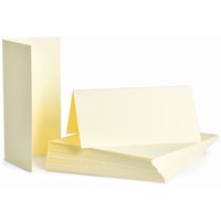 Tischkarten "8 x 8 cm", 50 Stück - Creme Tischkarten "8 x 8 cm", 50 Stück - Creme von Craft UK Limited