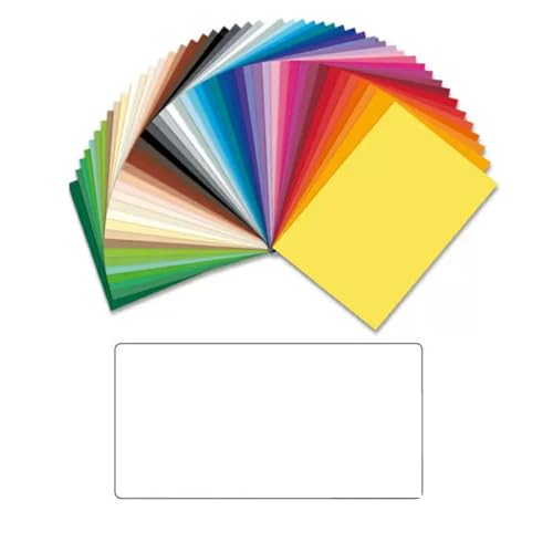 Tonpapier 130 g/qm 50x70 cm, Weiß, 10 Bogen Tonpapier 130 g/qm 50x70 cm, Weiß, 10 Bogen