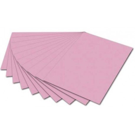 Tonpapier - 50 x 70 cm, rosa von folia
