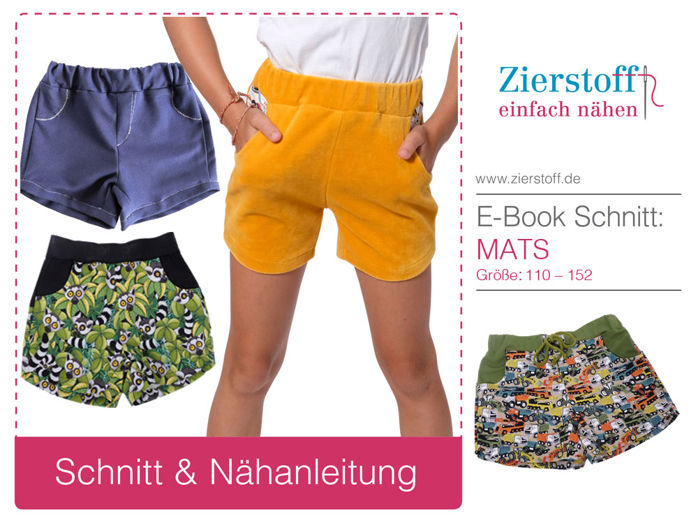 UNISEX - kurze Hose, Short ""MATS"", Gr. 110 – 152 UNISEX - kurze Hose, Short ""MATS"", Gr. 110 – 152