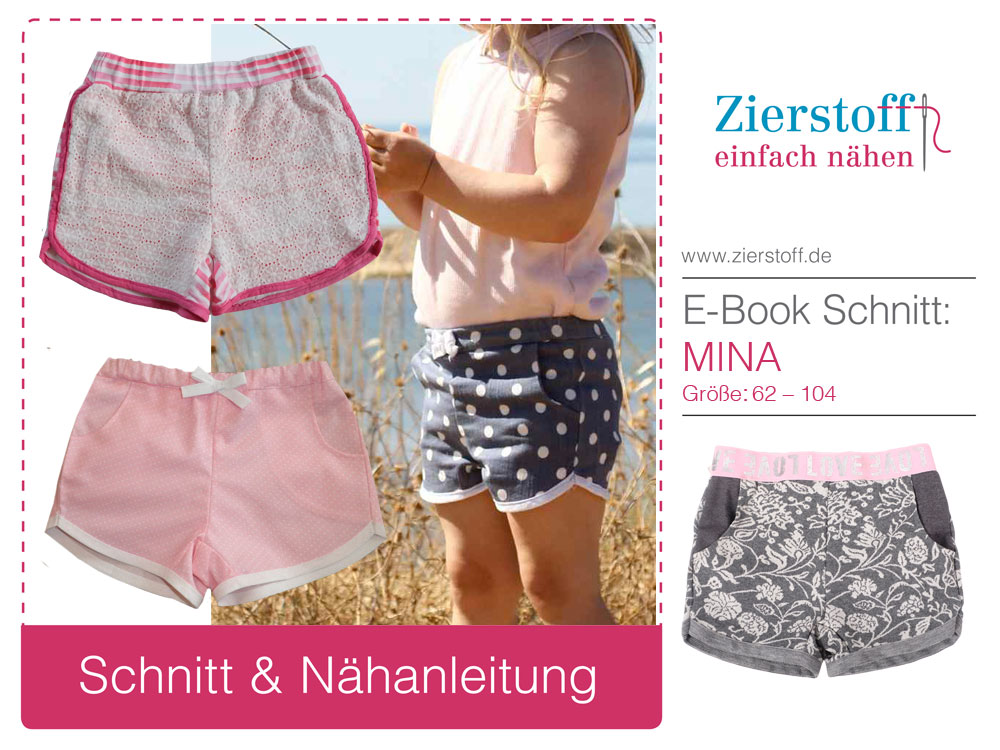 UNISEX - kurze Hose, Short ""MINA"", Gr. 62 - 104 UNISEX - kurze Hose, Short ""MINA"", Gr. 62 - 104