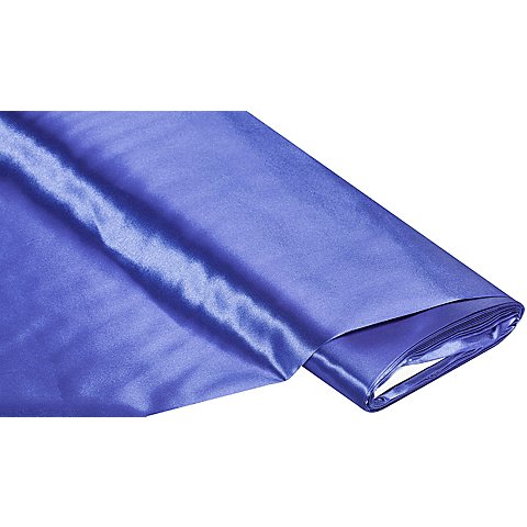 Uni-Satin "Gala", azurblau Uni-Satin "Gala", azurblau