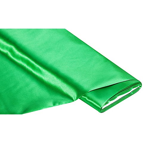 Uni-Satin "Gala", grün Uni-Satin "Gala", grün