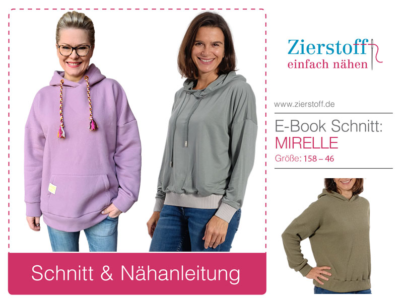 Unisex Hoodie Sweatshirt ""MIRELLE"", Gr. XS - XXL Unisex Hoodie Sweatshirt ""MIRELLE"", Gr. XS - XXL
