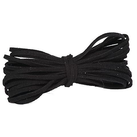 Veloursband, schwarz, 3 mm, 10 m
