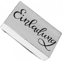 SALE - Vintage Stempel "Einladung"