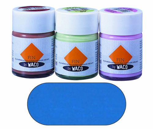 Waco fin Acrylmalfarbe 50 ml blau