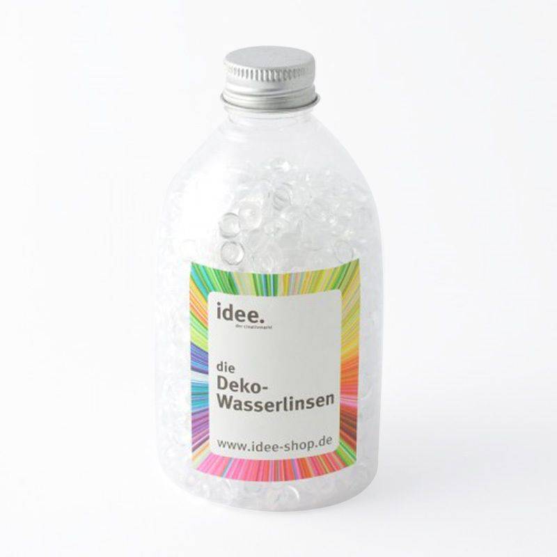 Wasserlinsen transparent 150g von idee. Creativmarkt