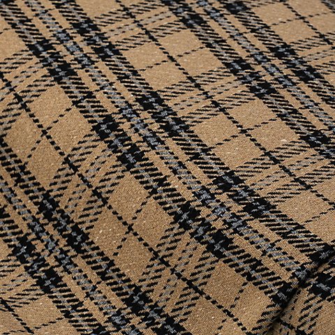Webkaro, braun/blau Webkaro, braun/blau