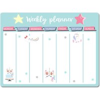 Week Daily Planner Magnetic Planner Sticker TO DO LIST Grocery List Magnetic Fridge Sticker Whiteboard Work Plan Office