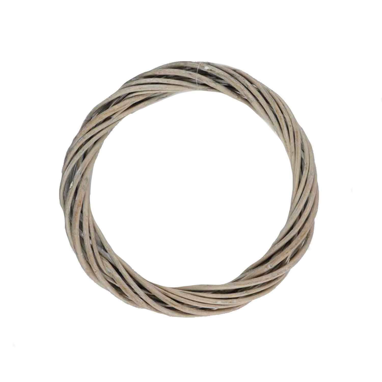 Weidenkranz grau 25cm von idee. Creativmarkt