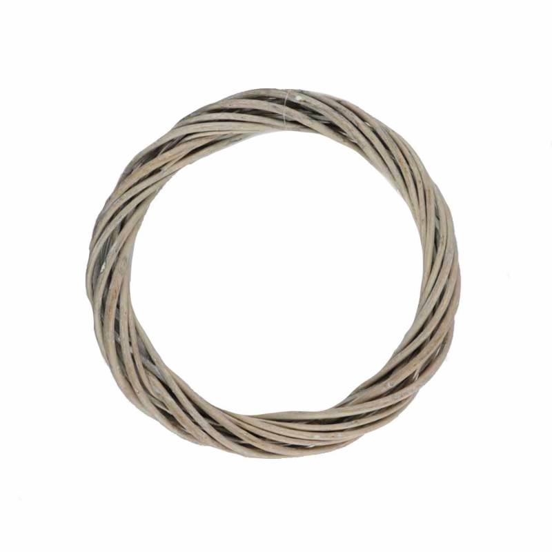 Weidenkranz grau 25cm von idee. Creativmarkt