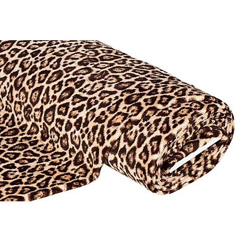Wellness-Fleece "Leopard", braun-color