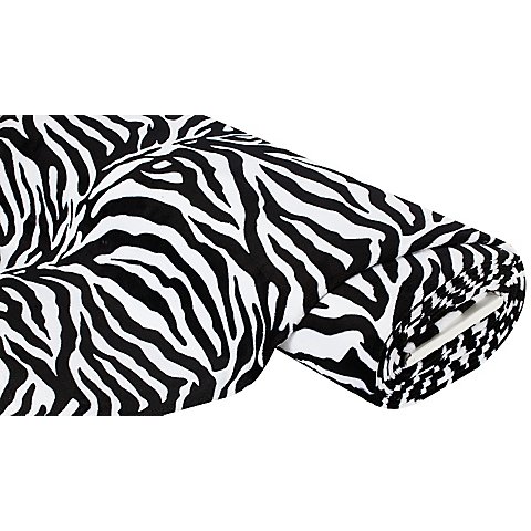 Wellness-Fleece "Zebra", schwarz/weiß